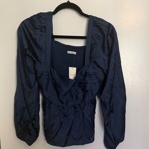 Abercrombie & Fitch Deep Blue Blouse